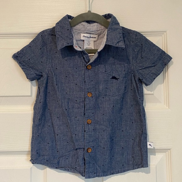 Tommy Bahama Other - Tommy Bahama Chambray 100% Cotton Button Down Shirt Classic Style